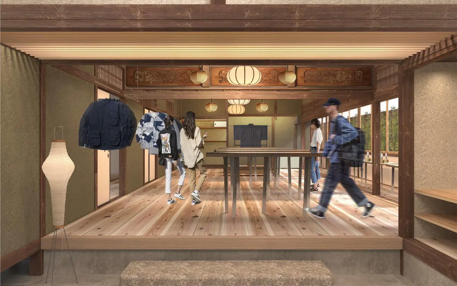 京都の古民家をリノベーションした、「Snow Peak LAND STATION